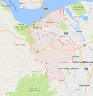 our team will go beyond Martinez, CA